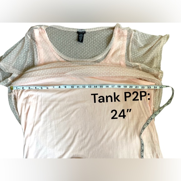 Torrid Sheer Pink Blouse - Picture 10 of 10